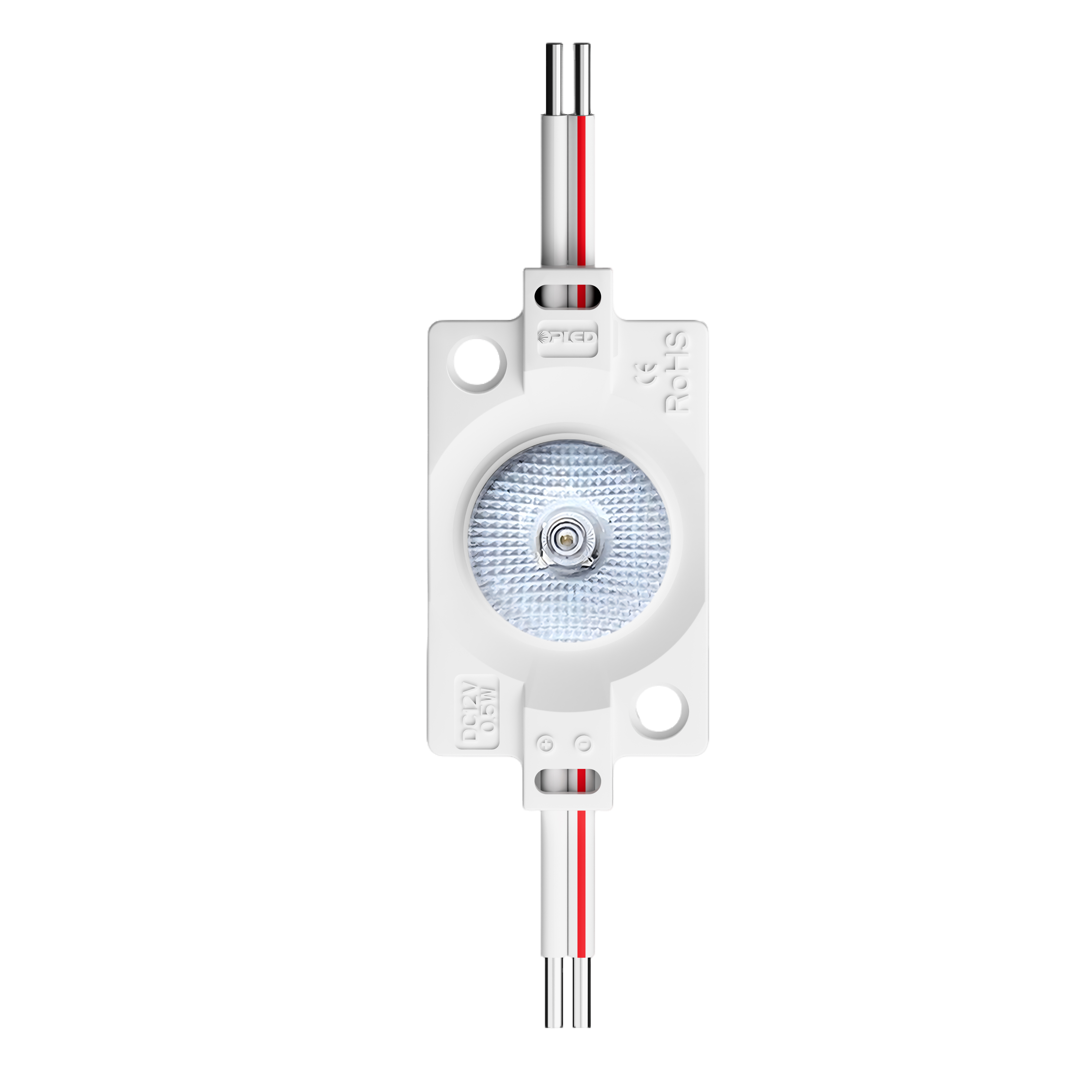 Wide angle 170degree 1 2835 lens LED module DC12V / DC24V 0.5W