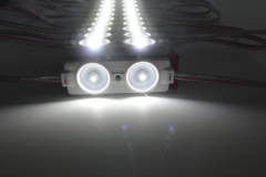 Wide angle 170degree 2 2835 lens LED module DC12V / DC24V 1.0W  150LM