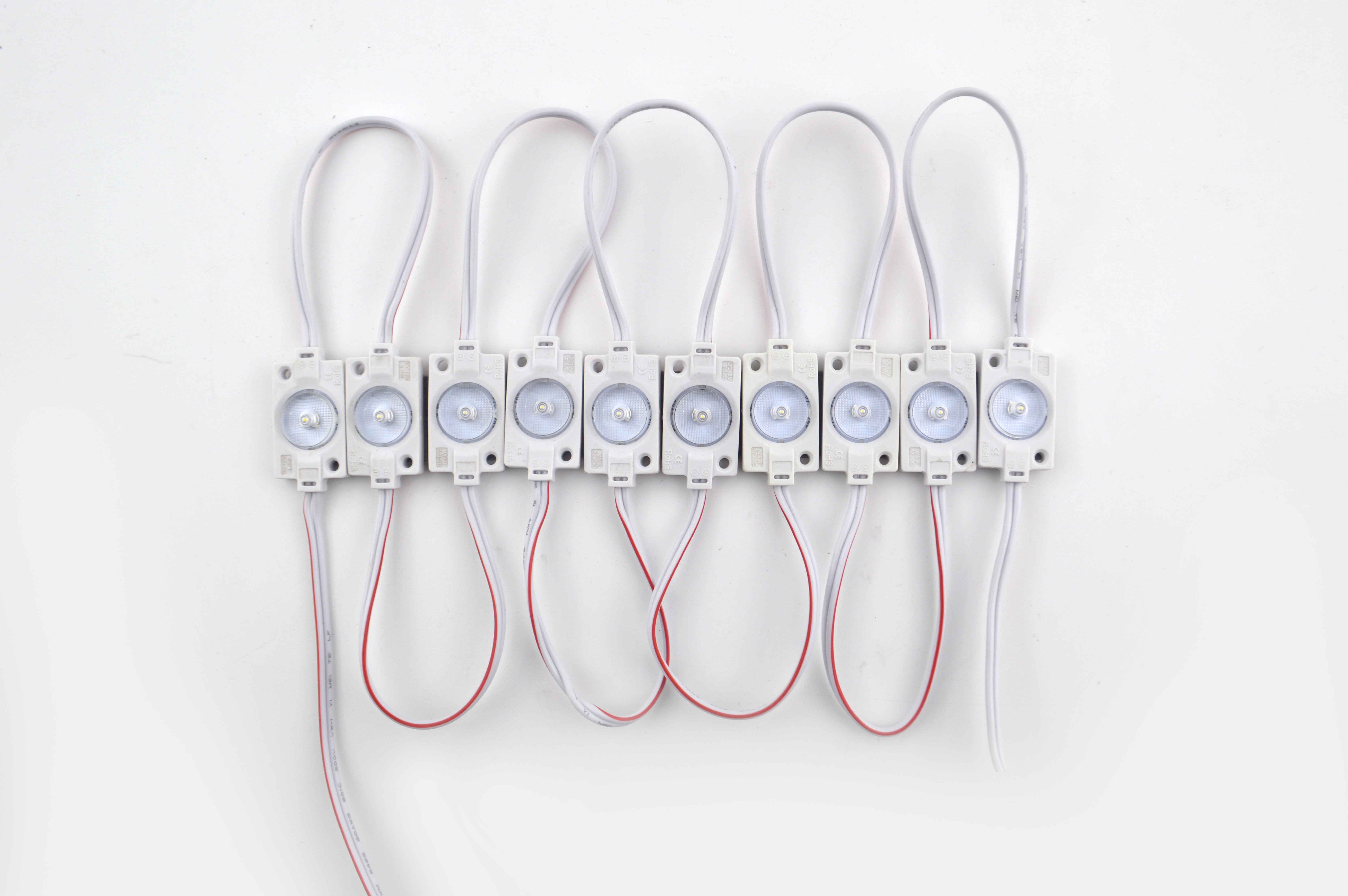 Wide angle 170degree 1 2835 lens LED module DC12V / DC24V 0.5W
