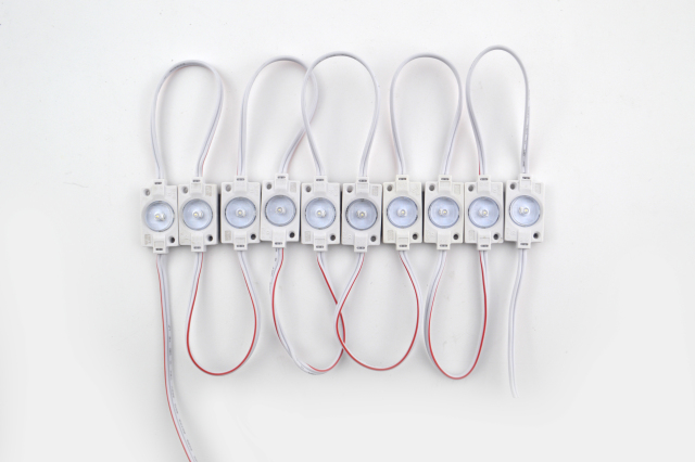 Wide angle 170degree 1 2835 lens LED module DC12V / DC24V 0.5W