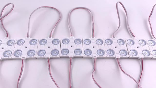 Wide angle 4 2835 lens LED module DC12V / DC24V 2.0W 300LM