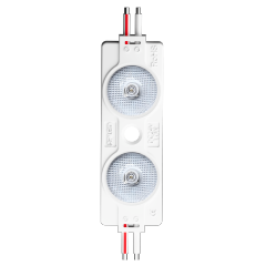 Wide angle 170degree 2 2835 lens LED module DC12V / DC24V 1.0W  150LM
