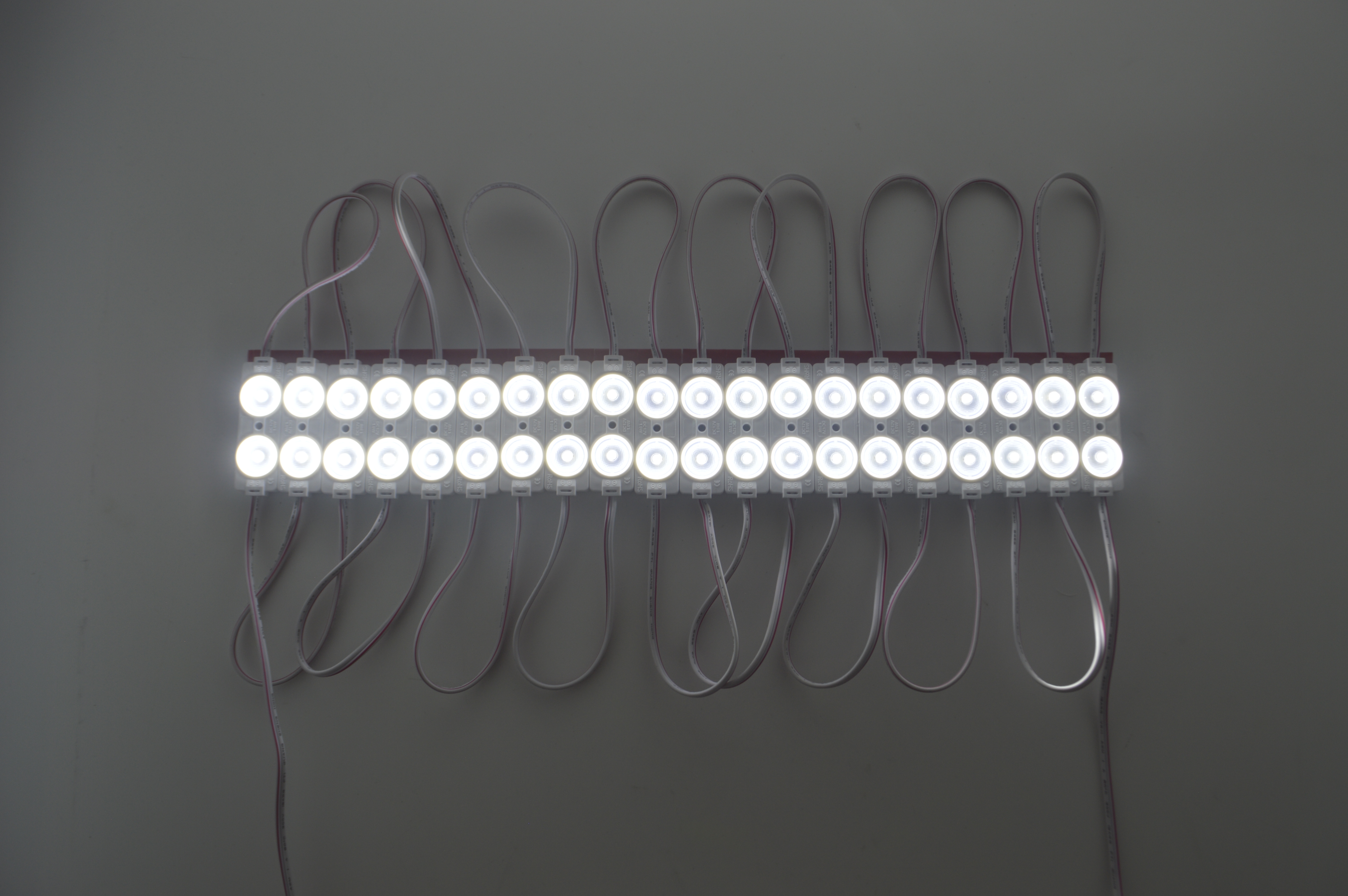 Wide angle 170degree 2 2835 lens LED module DC12V / DC24V 1.0W  150LM