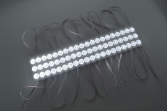 Wide angle 3 2835 lens LED module DC12V / DC24V 1.5W 180LM