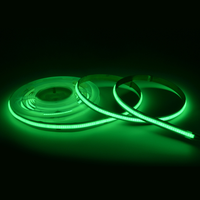 Green Cob Led Strip 8MM DC24V IP20 CRI90 3 years Warranty