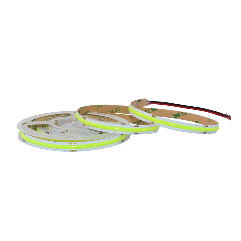 Green Cob Led Strip 8MM DC24V IP20 CRI90 3 years Warranty