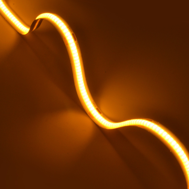 Yellow Cob Led Strip 8MM DC24V IP20 CRI90 3 years Warranty