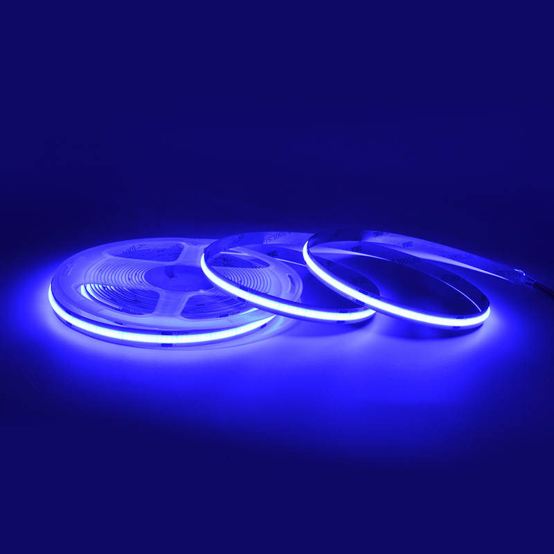 Blue Cob Led Strip 8MM DC24V IP20 CRI90 3 years Warranty