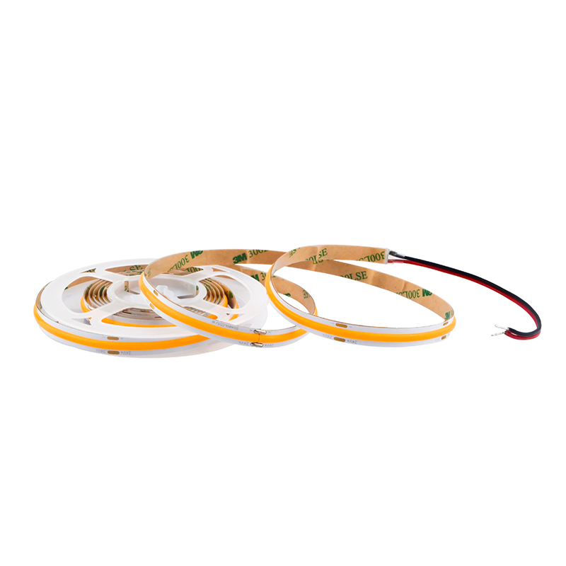 Yellow Cob Led Strip 8MM DC24V IP20 CRI90 3 years Warranty