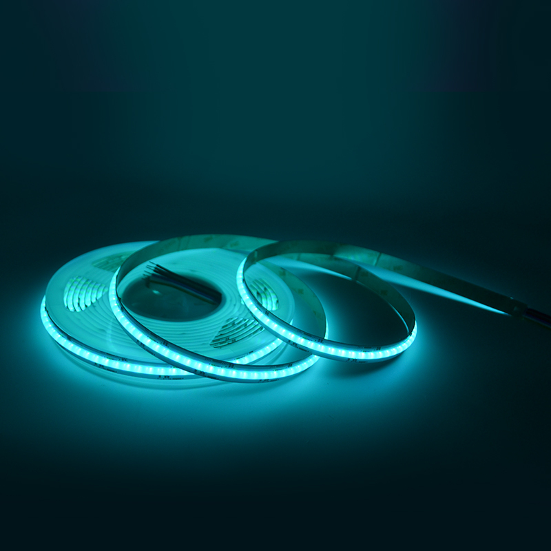 RGBCW 12mm Cob Led Strip 5m/roll  DC24V IP20 840led/m 21W 3 years Warranty