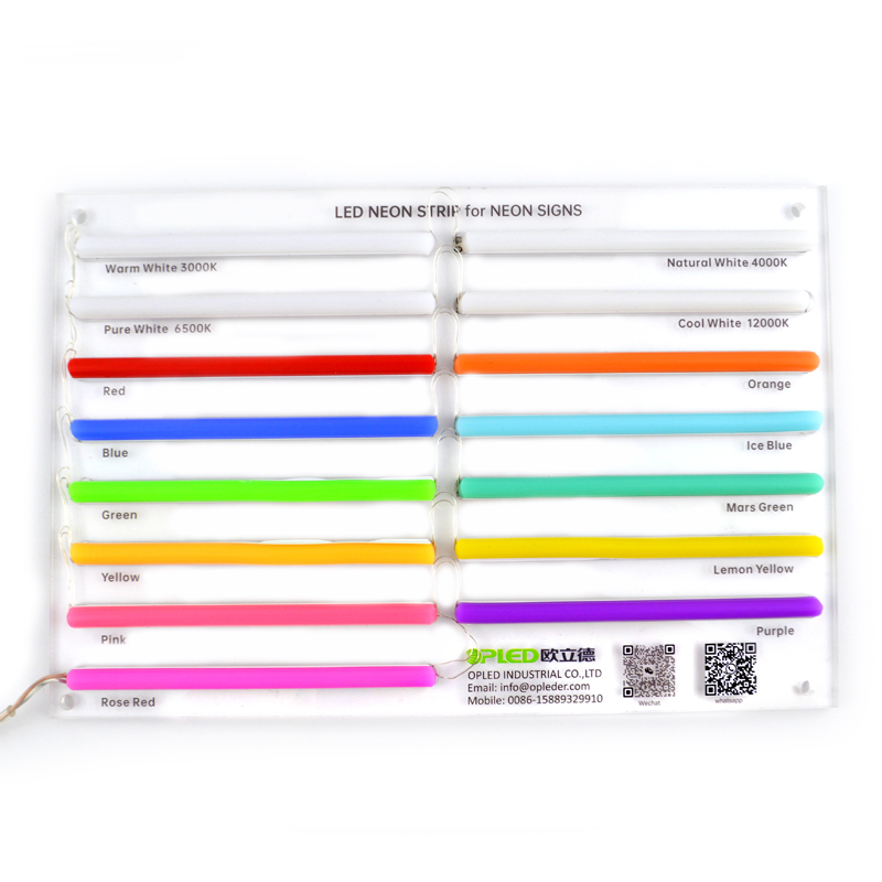 Split Neon LED strip for sign letters flexible strip 6/8/12MM Silicone tube