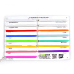 Split Neon LED strip for sign letters flexible strip 6/8/12MM Silicone tube
