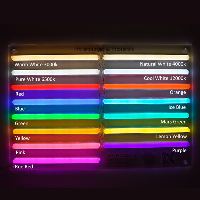 Split Neon LED strip for sign letters flexible strip 6/8/12MM Silicone tube