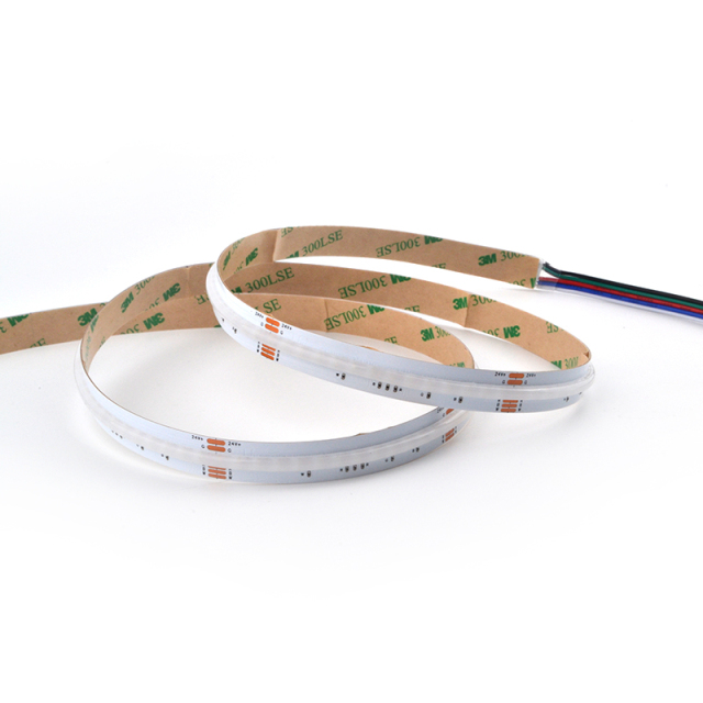 RGBW 12mm Cob Led Strip 5m/roll  DC24V IP20 784led/m 19W 3 years Warranty