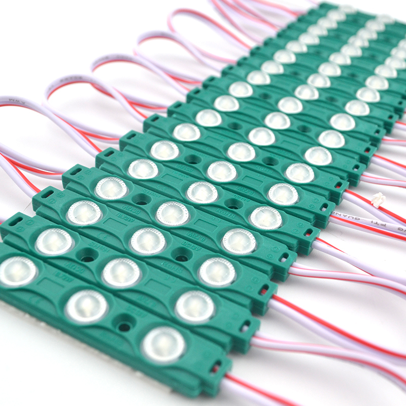 6612 Green Led Module 0.72W DC12V IP65 160°Beam Angle 3 Warranty