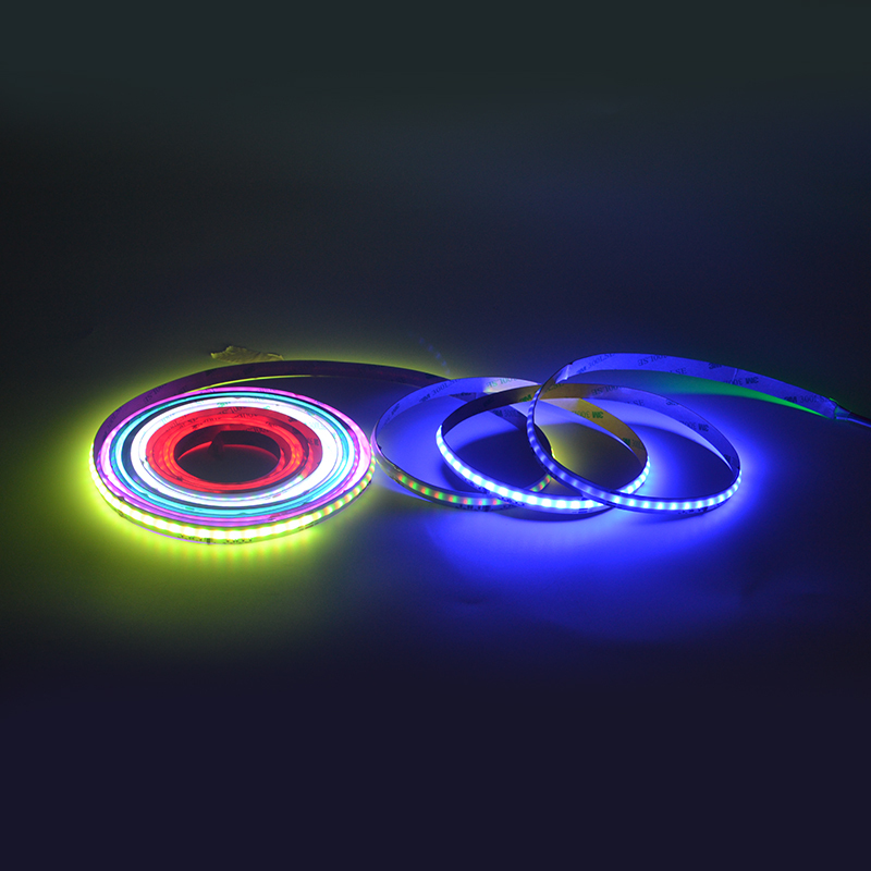 RGBIC 10mm Cob Led Strip 5m/roll  DC24V IP20 576led/m 18W 3 years Warranty