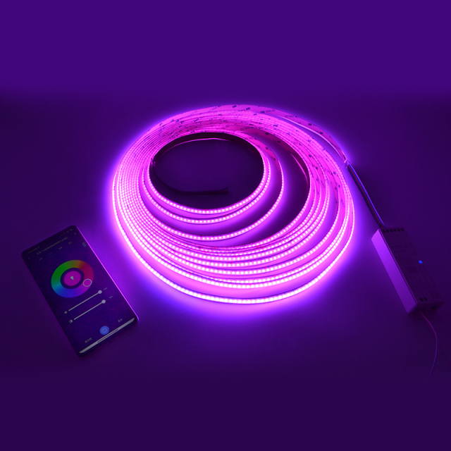 RGBW 12mm Cob Led Strip 5m/roll  DC24V IP20 784led/m 19W 3 years Warranty