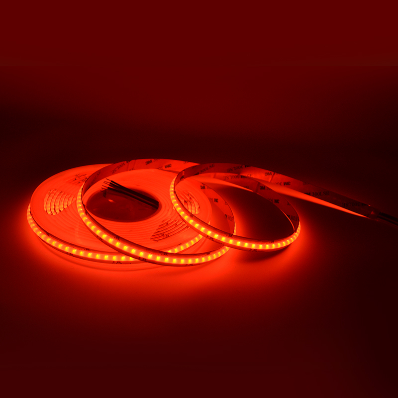 RGBCW 12mm Cob Led Strip 5m/roll  DC24V IP20 840led/m 21W 3 years Warranty