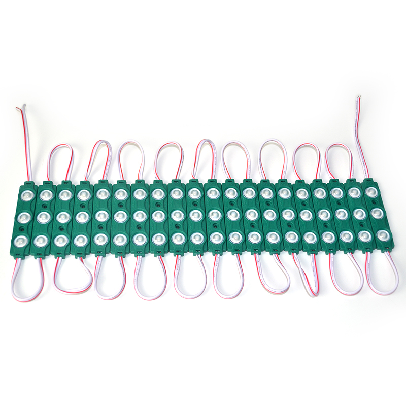 7015 Green Led Module 0.72W DC12V IP65 160°Beam Angle 4 Warranty