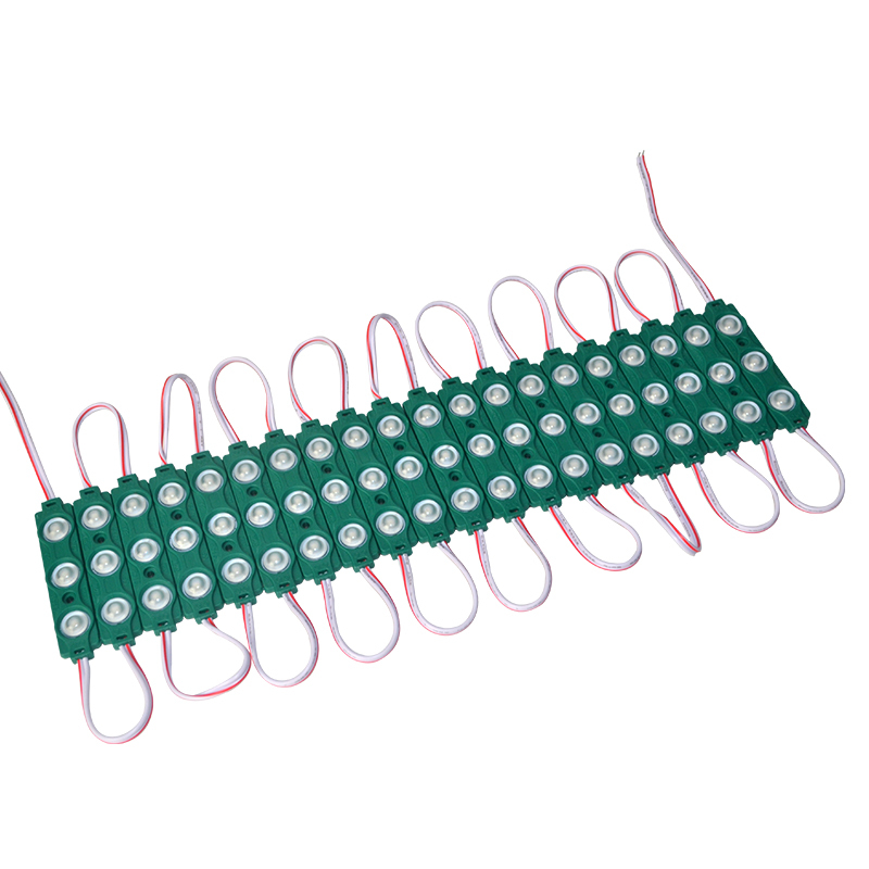 7015 Green Led Module 0.72W DC12V IP65 160°Beam Angle 4 Warranty