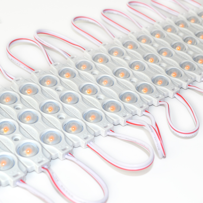 7015 Yellow Led Module 0.72W DC12V IP65 160°Beam Angle 4 Warranty