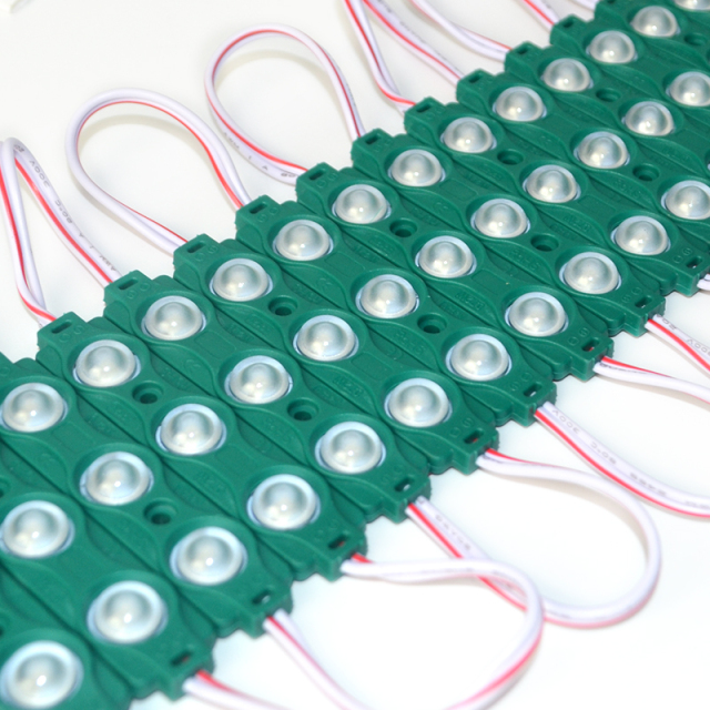 7015 Green Led Module 0.72W DC12V IP65 160°Beam Angle 4 Warranty