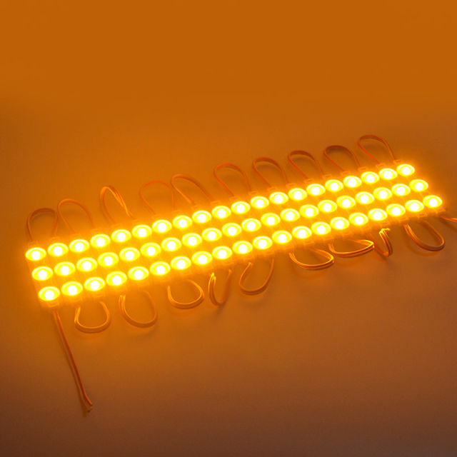 7015 Yellow Led Module 0.72W DC12V IP65 160°Beam Angle 4 Warranty