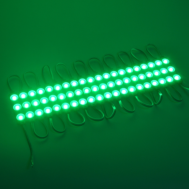 7015 Green Led Module 0.72W DC12V IP65 160°Beam Angle 4 Warranty