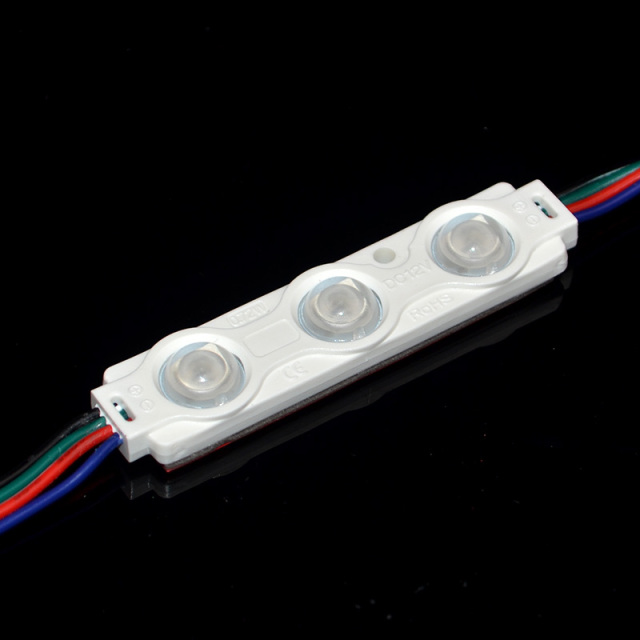 7016 RGB Led Module 0.72W DC12V IP65 160° Beam Angle 3 Warranty