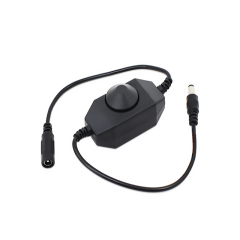 Knob Dimmer with connectors DC12-24V IP20