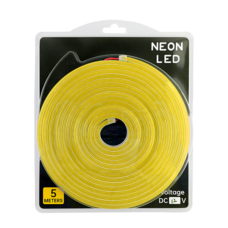 Silicone Intergrated  Lemon Yellow LED strip 612 DC12V IP67 7.2w 9w