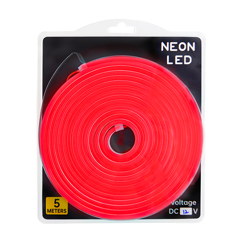 Silicone Intergrated  Red Neon LED strip 612 DC12V IP67 7.2w 9w