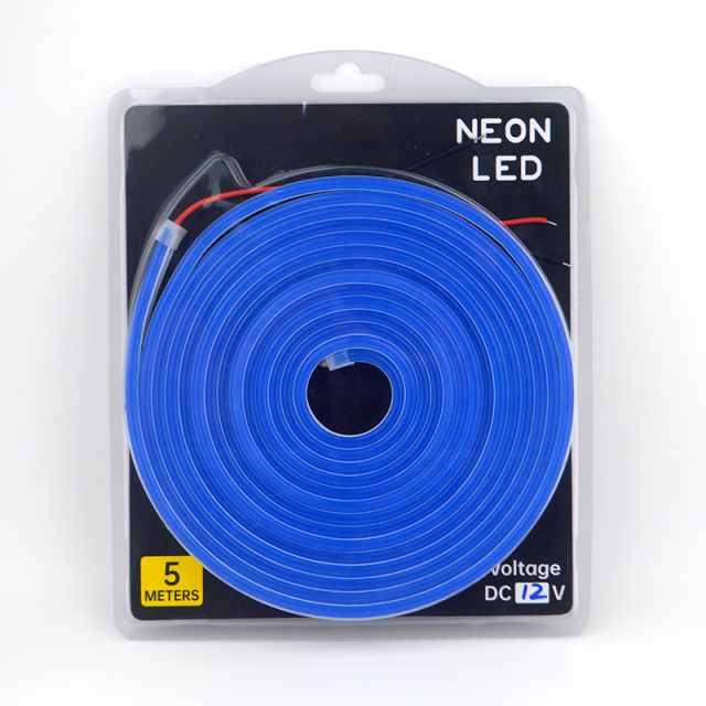 Silicone Intergrated  Blue LED strip 612 DC12V IP67 7.2w 9w