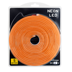 Silicone Intergrated  Orange Neon LED strip 612 DC12V IP67 7.2w 9w
