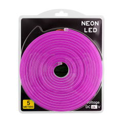 Silicone Intergrated  Purple LED strip 612 DC12V IP67 7.2w 9w