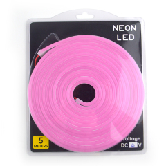 Silicone Intergrated  Rose Red LED strip 612 DC12V IP67 7.2w 9w