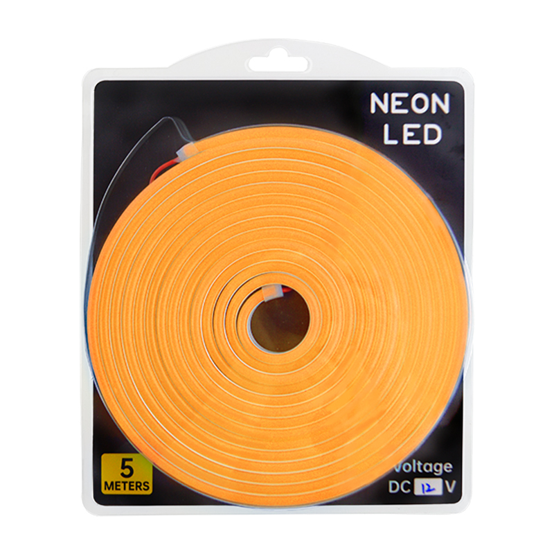 Silicone Intergrated  Gold Yellow LED strip 612 DC12V IP67 7.2w 9w
