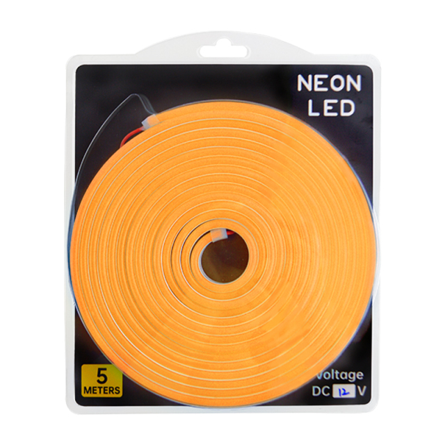 Silicone Intergrated  Gold Yellow LED strip 612 DC12V IP67 7.2w 9w