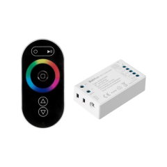 RGB/RGBW 2 in 1 controller with RF touch remote control   (Hand remote)  IP20