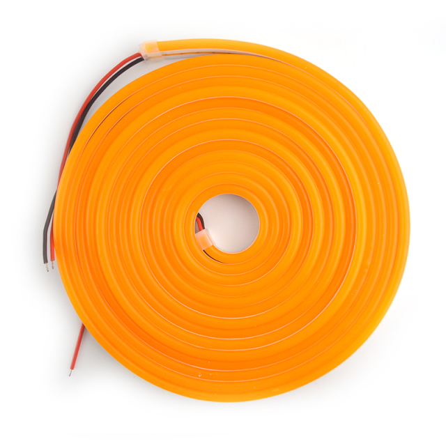 Silicone Intergrated  Orange Neon LED strip 612 DC12V IP67 7.2w 9w