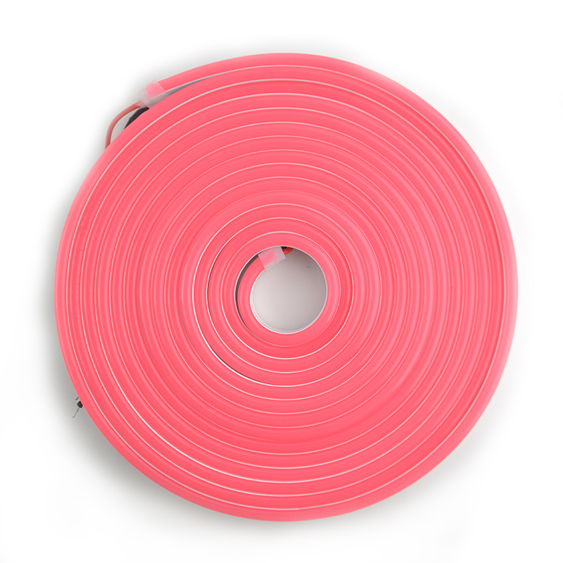 Silicone Intergrated  Pink Neon LED strip 612 DC12V IP67 7.2w 9w