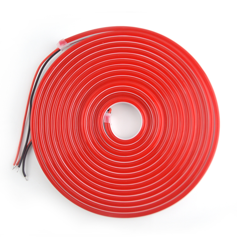 Silicone Intergrated  Red Neon LED strip 612 DC12V IP67 7.2w 9w
