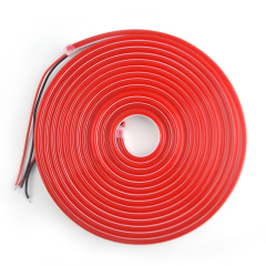 Silicone Intergrated  Red Neon LED strip 612 DC12V IP67 7.2w 9w