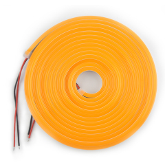 Silicone Intergrated  Gold Yellow LED strip 612 DC12V IP67 7.2w 9w