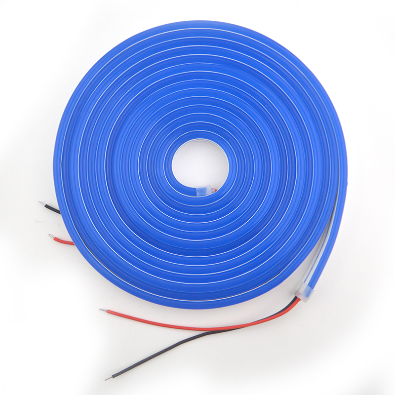 Silicone Intergrated  Blue LED strip 612 DC12V IP67 7.2w 9w
