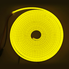 Silicone Intergrated  Lemon Yellow LED strip 612 DC12V IP67 7.2w 9w