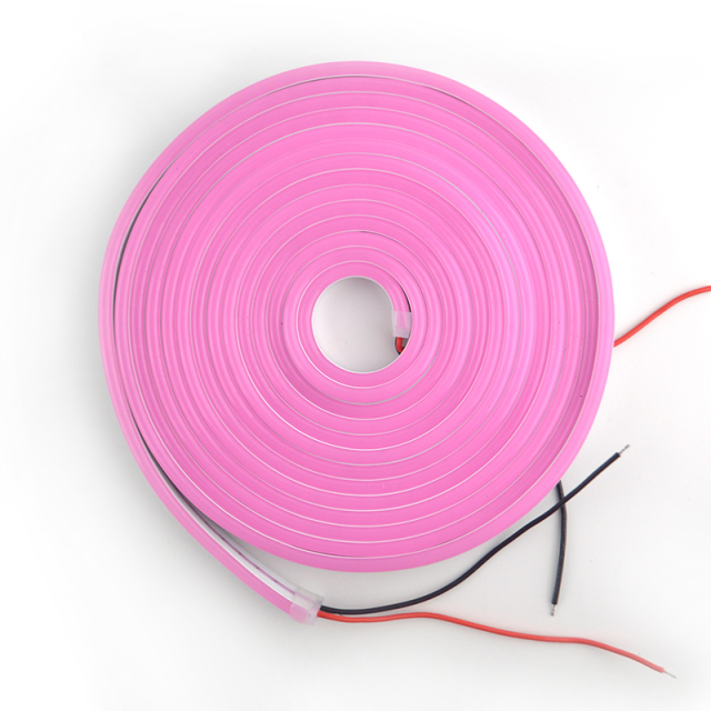 Silicone Intergrated  Rose Red LED strip 612 DC12V IP67 7.2w 9w