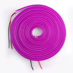 Silicone Intergrated  Purple LED strip 612 DC12V IP67 7.2w 9w