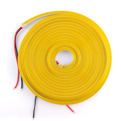Silicone Intergrated  Lemon Yellow LED strip 612 DC12V IP67 7.2w 9w
