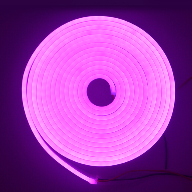 Silicone Intergrated  Rose Red LED strip 612 DC12V IP67 7.2w 9w